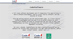Desktop Screenshot of code4software.com